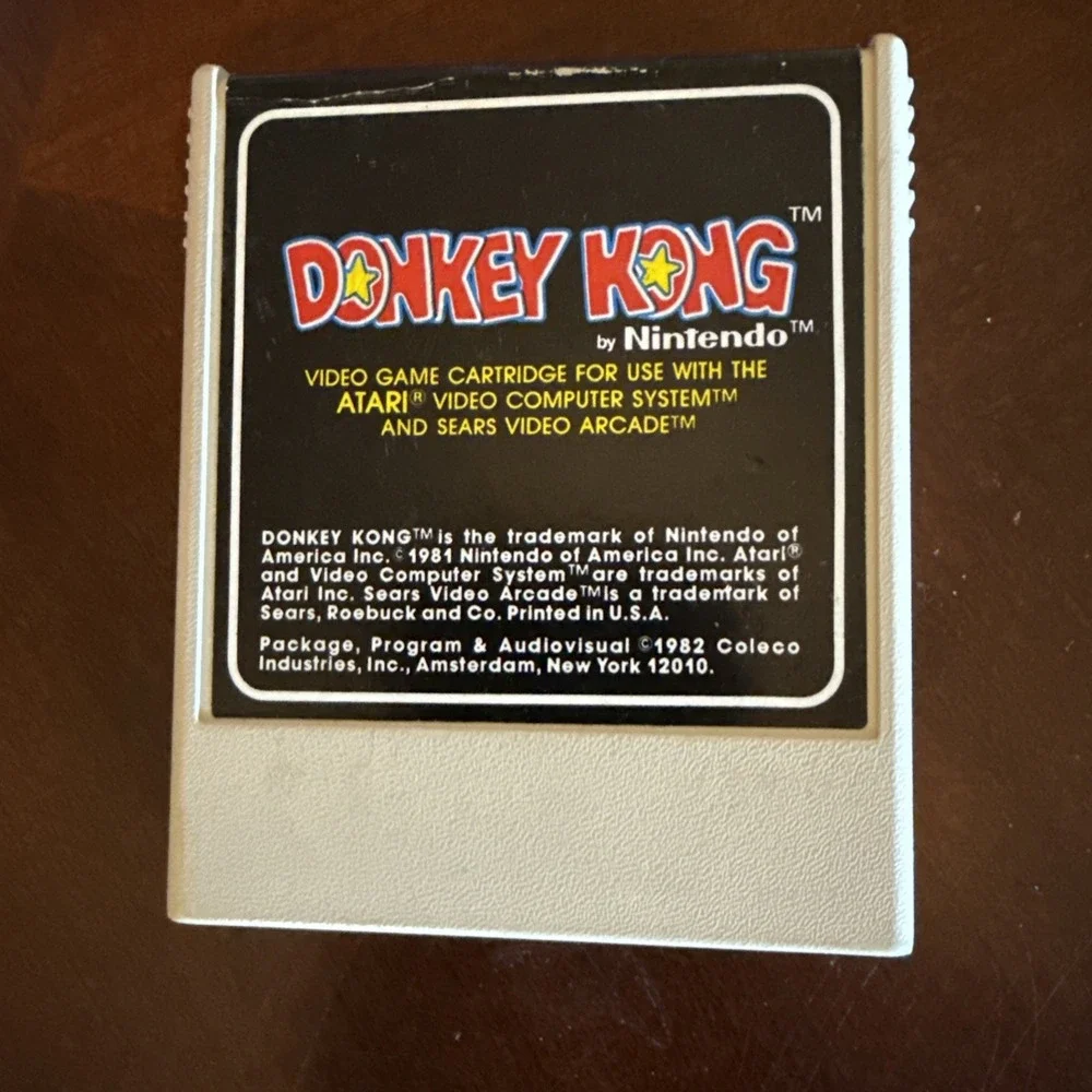 Donkey Kong By Nintendo Atari 2600 Game Cartridge‎ Tested